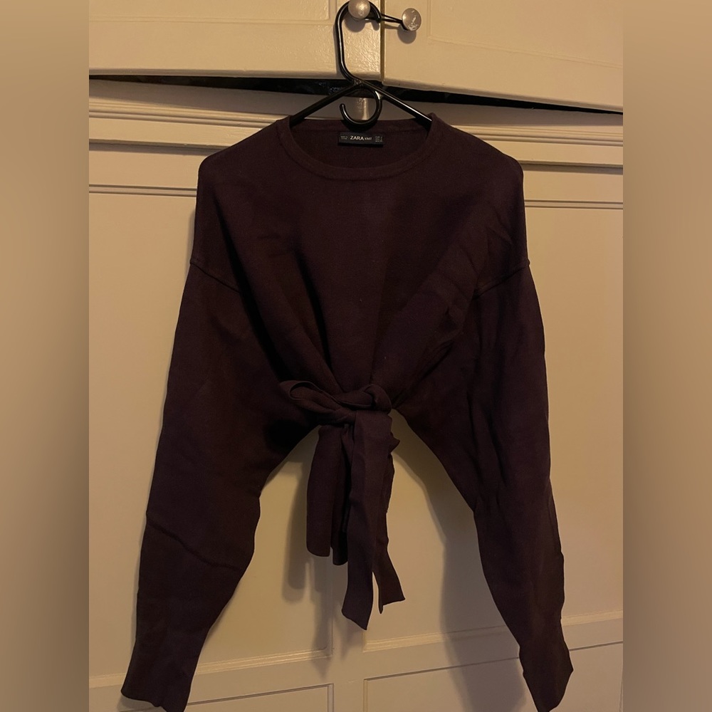 Zara knit purple sweater